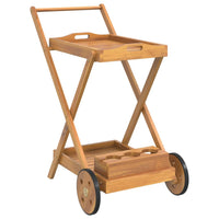 Thumbnail for Teewagen 54x87x90 cm Massivholz Akazie