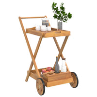 Thumbnail for Teewagen 54x87x90 cm Massivholz Akazie