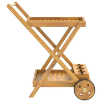 Thumbnail for Teewagen 54x87x90 cm Massivholz Akazie