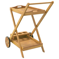Thumbnail for Teewagen 54x87x90 cm Massivholz Akazie