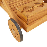 Thumbnail for Teewagen 54x87x90 cm Massivholz Akazie