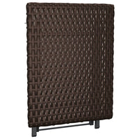 Thumbnail for Klapptisch Braun 45x35x32 cm Poly Rattan