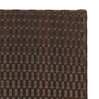 Thumbnail for Klapptisch Braun 45x35x32 cm Poly Rattan
