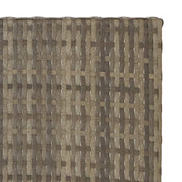 Thumbnail for Klapptisch Grau 45x35x32 cm Poly Rattan