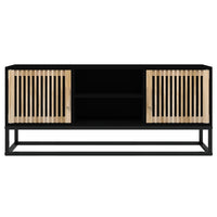 Thumbnail for TV-Schrank Schwarz 105x30x45 cm Holzwerkstoff und Eisen