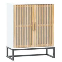 Thumbnail for Sideboard Weiß 60x30x75 cm Holzwerkstoff