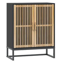Thumbnail for Sideboard Schwarz 60x30x75 cm Holzwerkstoff