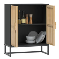 Thumbnail for Sideboard Schwarz 60x30x75 cm Holzwerkstoff