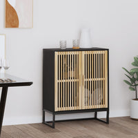 Thumbnail for Sideboard Schwarz 60x30x75 cm Holzwerkstoff