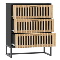 Thumbnail for Sideboard Schwarz 60x30x75 cm Holzwerkstoff