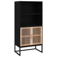 Thumbnail for Highboard Schwarz 60x35x125 cm Holzwerkstoff