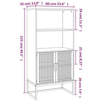 Thumbnail for Highboard 60x35x125 cm Holzwerkstoff