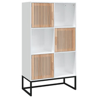 Thumbnail for Highboard Weiß 70x35x125 cm Holzwerkstoff