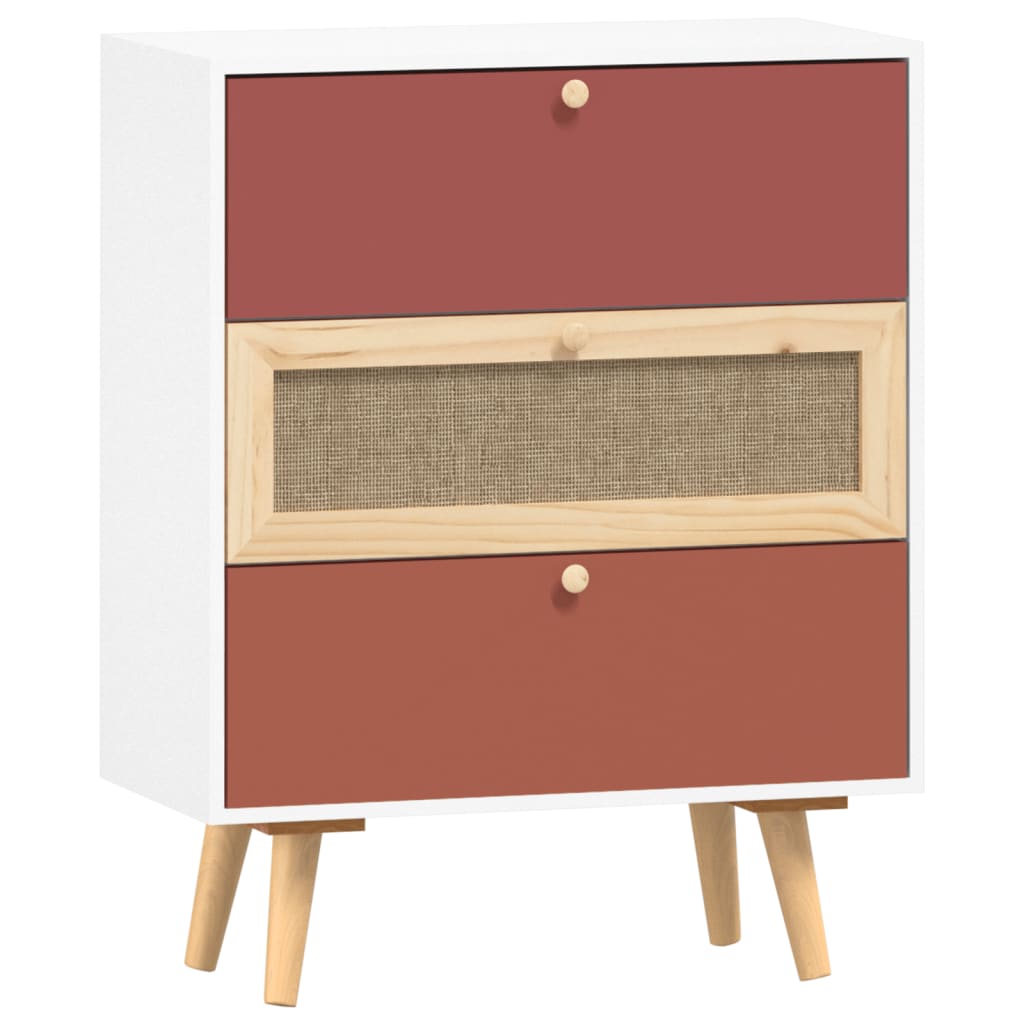 Sideboard mit Schubladen 60x30x75 cm Holzwerkstoff