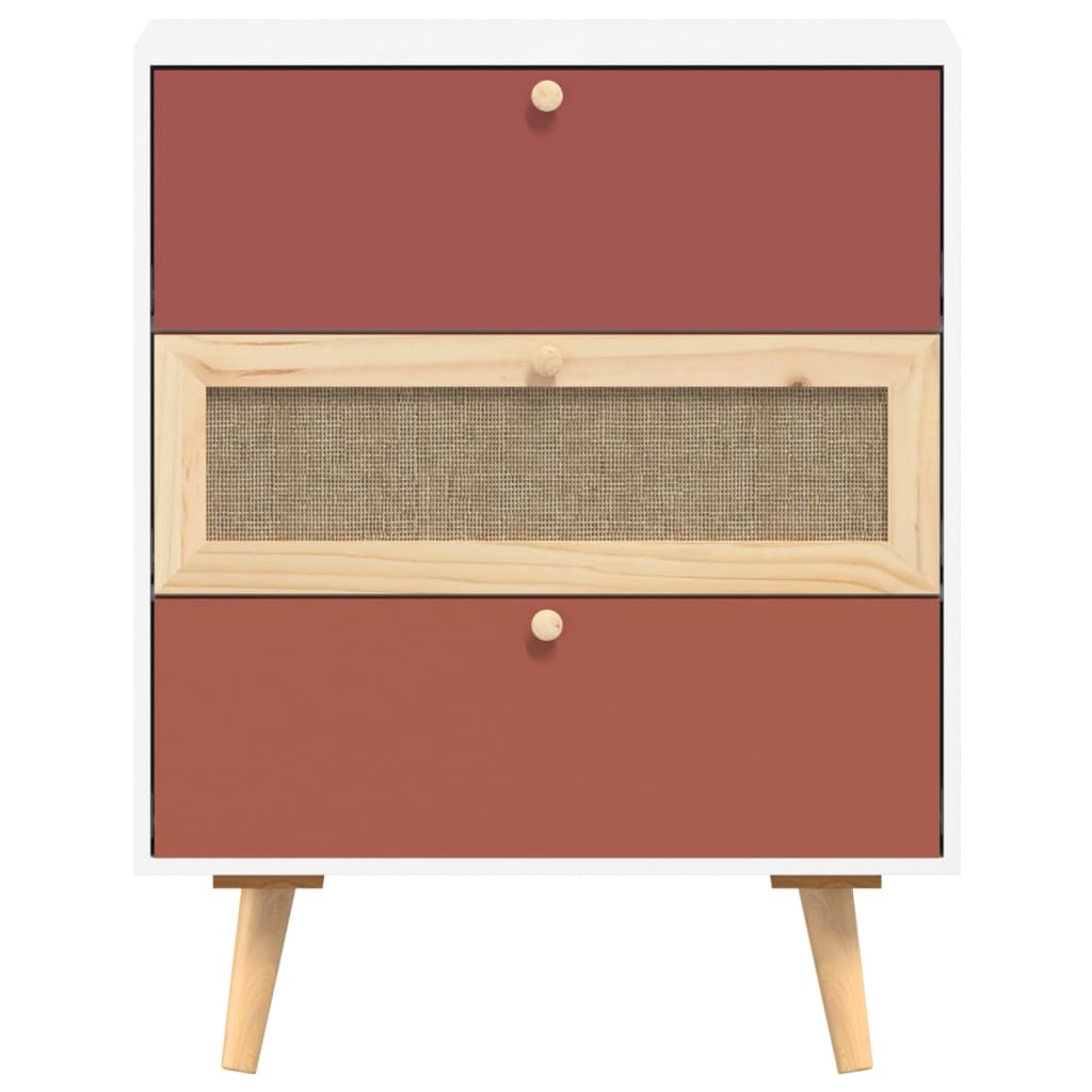 Sideboard mit Schubladen 60x30x75 cm Holzwerkstoff