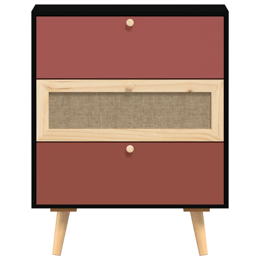 Sideboard mit Schubladen 60x30x75 cm Holzwerkstoff