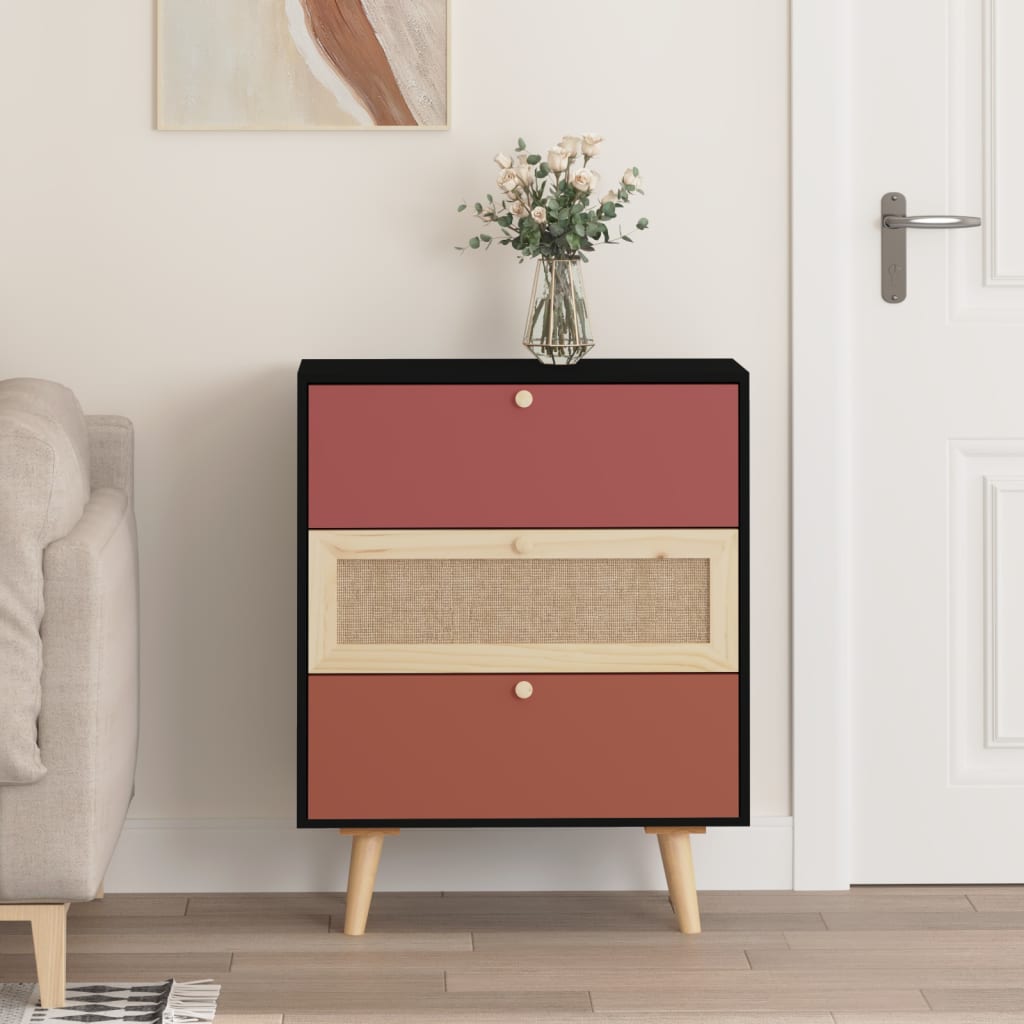 Sideboard mit Schubladen 60x30x75 cm Holzwerkstoff