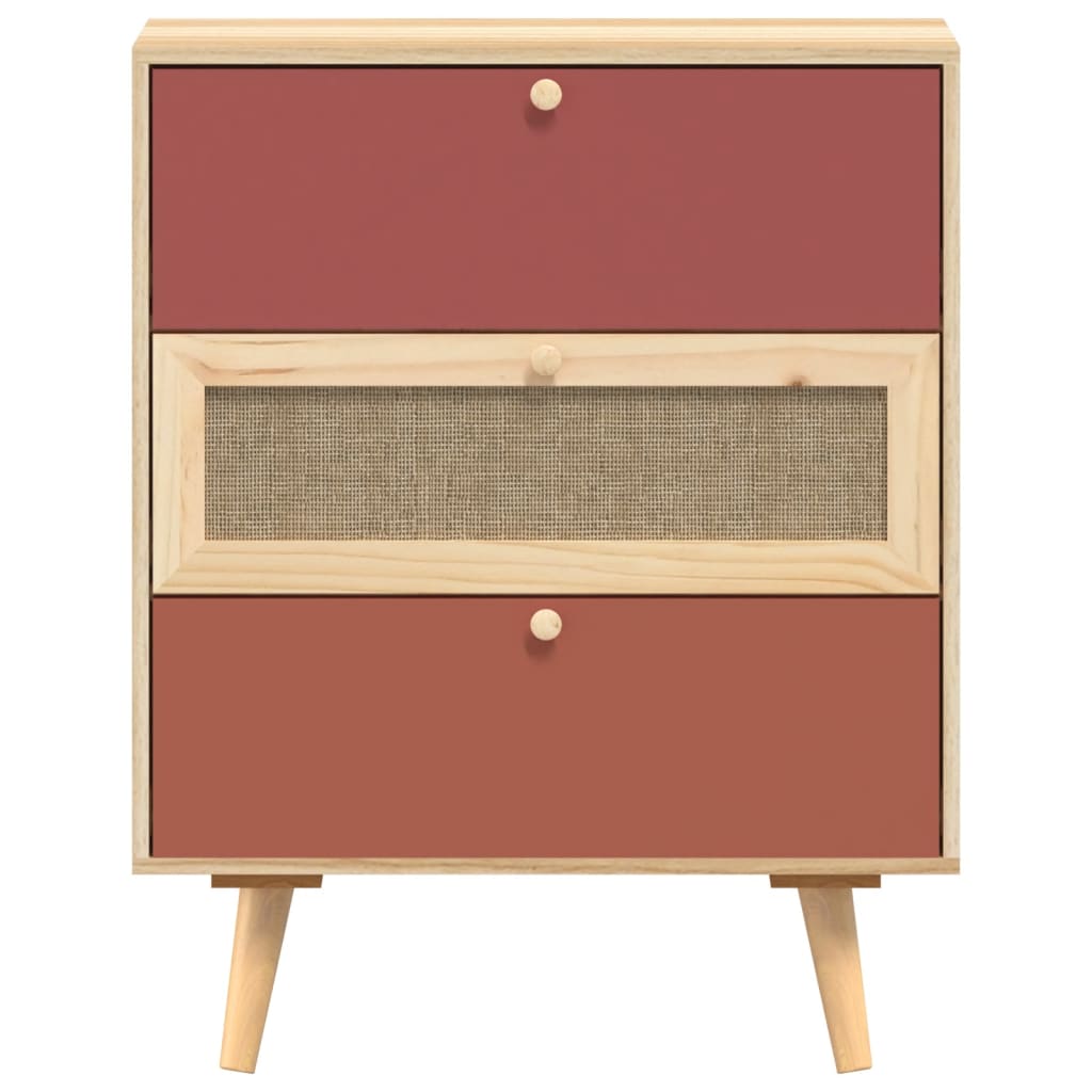 Sideboard mit Schubladen 60x30x75 cm Holzwerkstoff