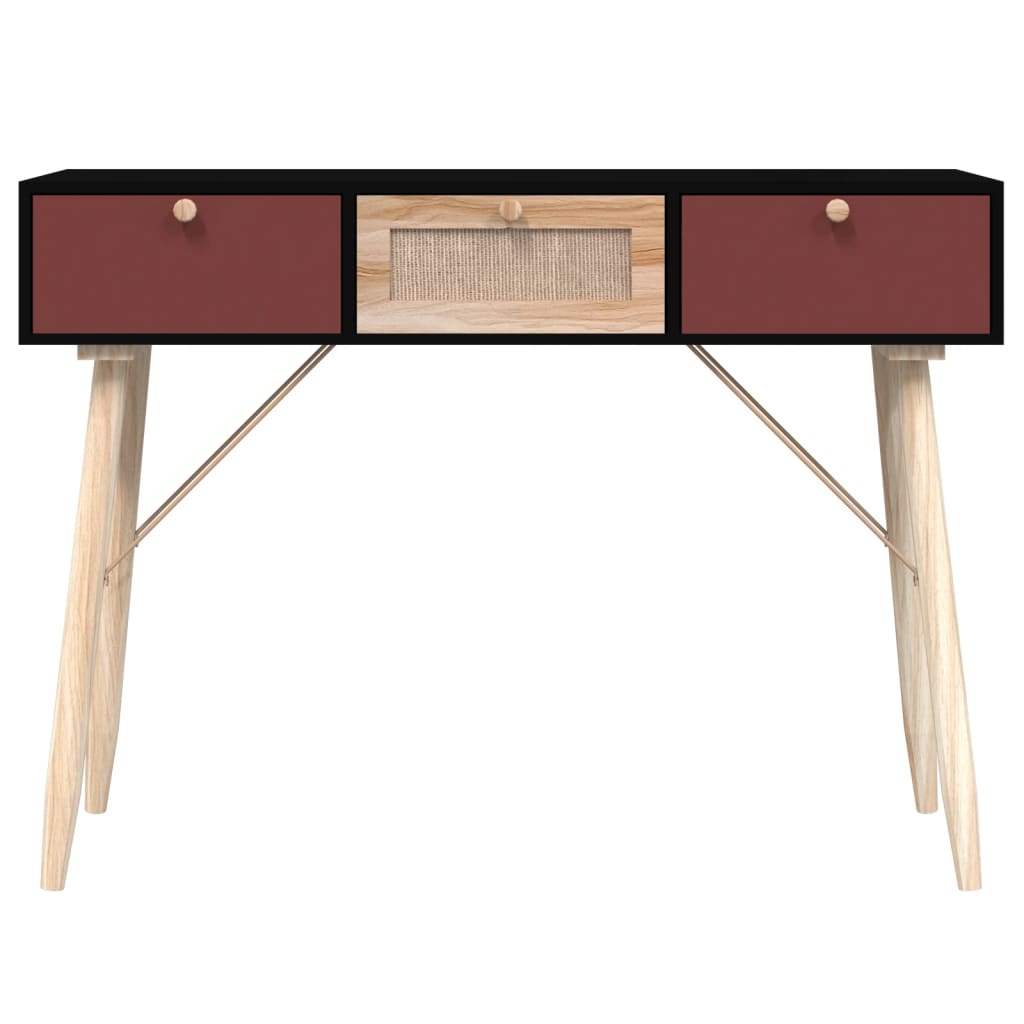 Konsolentisch mit Schubladen 105x30x75 cm Holzwerkstoff