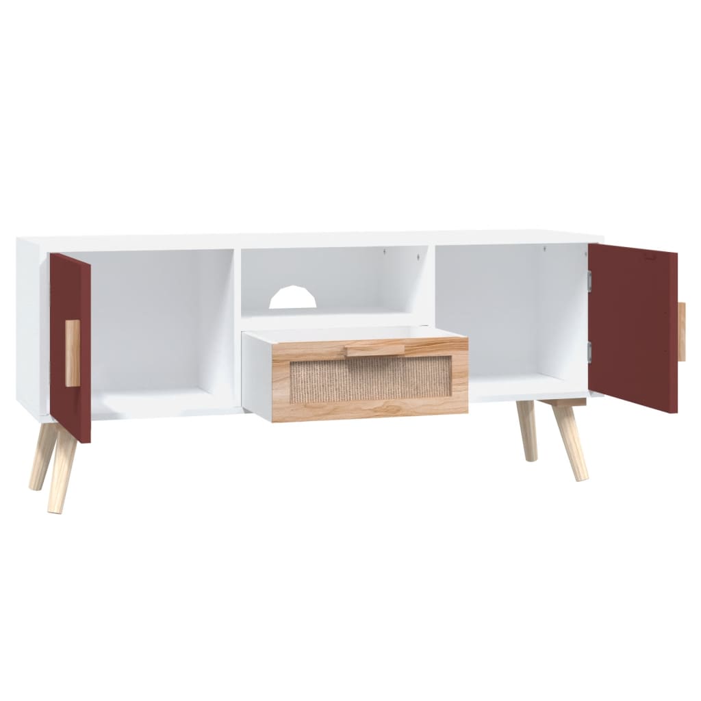 TV-Schrank mit Türen 105x30x45 cm Holzwerkstoff