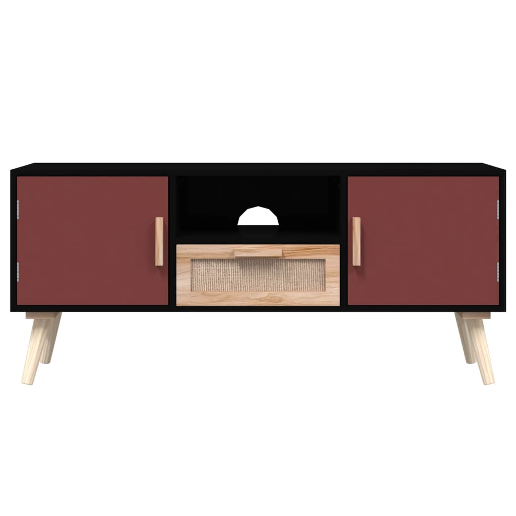 TV-Schrank mit Türen 105x30x45 cm Holzwerkstoff