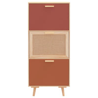 Thumbnail for Schuhschrank 52x25x120 cm Holzwerkstoff