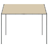 Thumbnail for Gartenpavillon Beige 3x3 m Stahl und Stoff