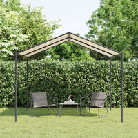Thumbnail for Gartenpavillon Beige 3x3 m Stahl und Stoff