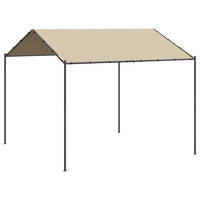 Thumbnail for Gartenpavillon Beige 4x3 m Stahl und Stoff