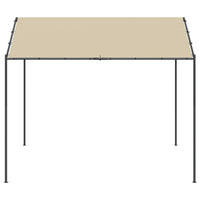 Thumbnail for Gartenpavillon Beige 4x3 m Stahl und Stoff
