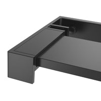 Thumbnail for Duschablage für Begehbare Dusche Schwarz 100 cm Aluminium