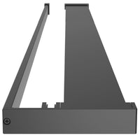 Thumbnail for Duschablage für Begehbare Dusche Schwarz 115 cm Aluminium