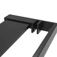 Thumbnail for Duschablage für Begehbare Dusche Schwarz 115 cm Aluminium