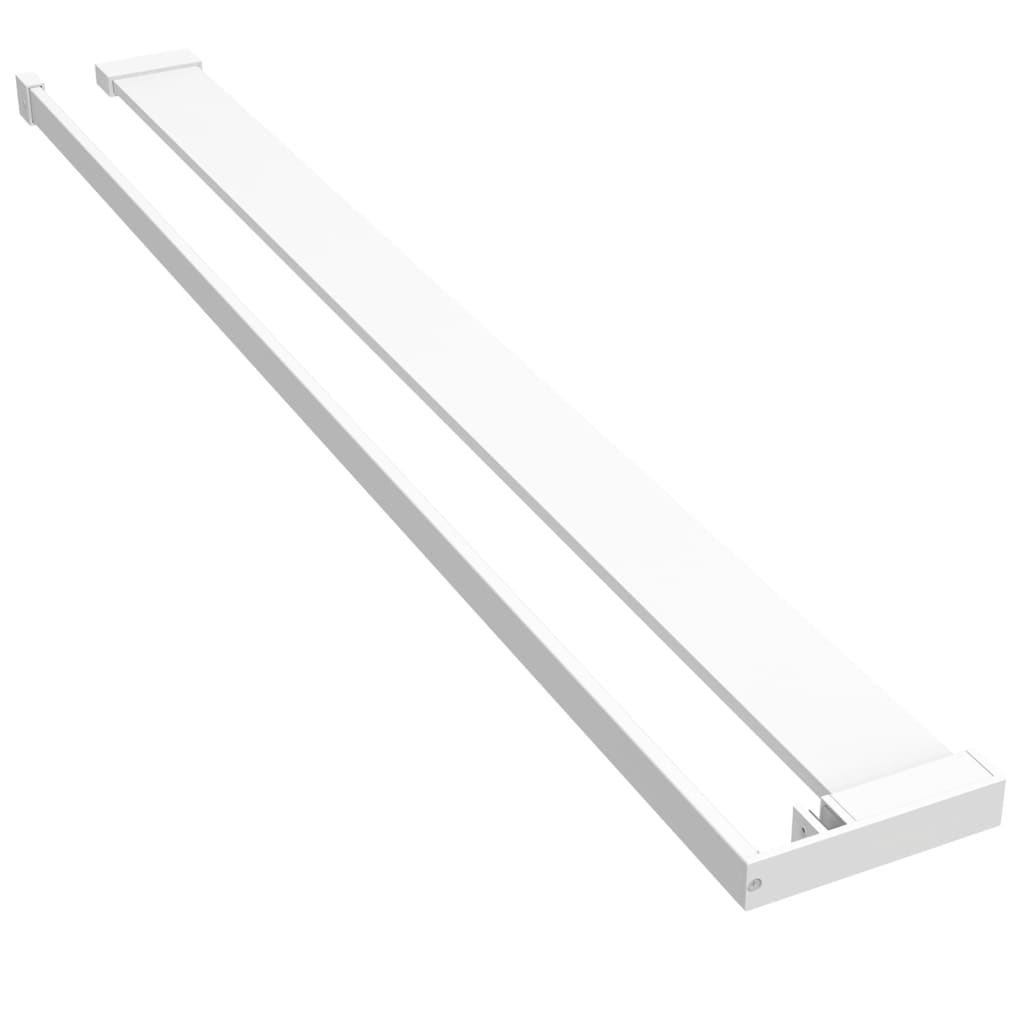 Duschablage für Begehbare Dusche Weiß 80 cm Aluminium