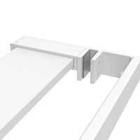 Thumbnail for Duschablage für Begehbare Dusche Weiß 115 cm Aluminium