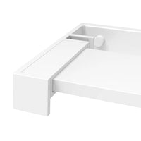 Thumbnail for Duschablage für Begehbare Dusche Weiß 115 cm Aluminium