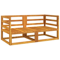 Thumbnail for Modular-Ecksofas 2 Stk. mit Grünen Kissen Massivholz Akazie