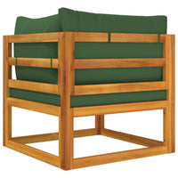 Thumbnail for 2-tlg. Garten-Sofa-Set mit Kissen Massivholz Akazie