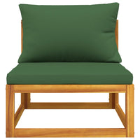 Thumbnail for 2-tlg. Garten-Sofa-Set mit Kissen Massivholz Akazie