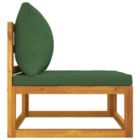 Thumbnail for 2-tlg. Garten-Sofa-Set mit Kissen Massivholz Akazie
