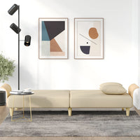 Thumbnail for Schlafsofa mit Armlehnen Creme Stoff