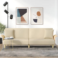 Thumbnail for Schlafsofa mit Armlehnen Creme Stoff