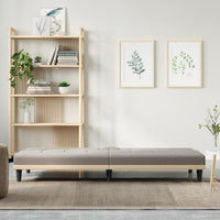 Thumbnail for Schlafsofa mit Getränkehaltern Taupe Stoff