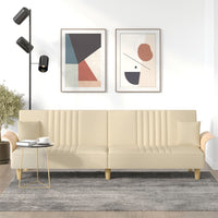 Thumbnail for Schlafsofa mit Armlehnen Creme Stoff