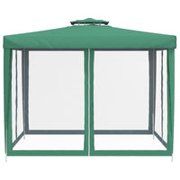 Thumbnail for Pavillon mit Doppeldach Grün 3x3x2,68 m Stoff