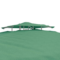 Thumbnail for Pavillon mit Doppeldach Grün 3x3x2,68 m Stoff