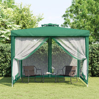 Thumbnail for Pavillon mit Doppeldach Grün 3x3x2,68 m Stoff