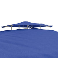 Thumbnail for Pavillon mit Doppeldach Blau 3x3x2,68 m Stoff
