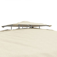Thumbnail for Pavillon mit Doppeldach Creme 3x3x2,68 m Stoff