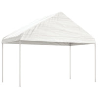 Thumbnail for vidaXL Pavillon mit Dach Weiß 4,08x2,23x3,22 m Polyethylen